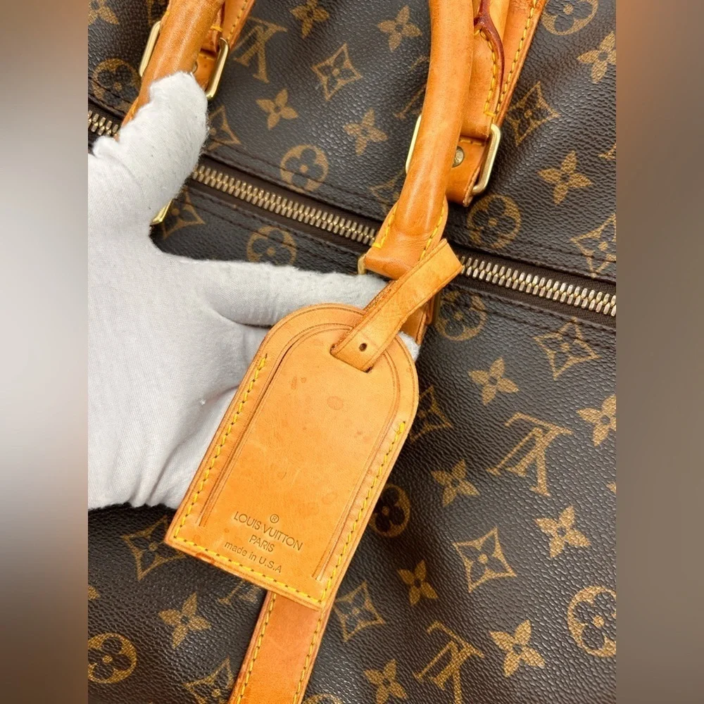 Louis Vuitton Vintage Boston Bag Carryall 45 Monogram SD0926 tote Classic